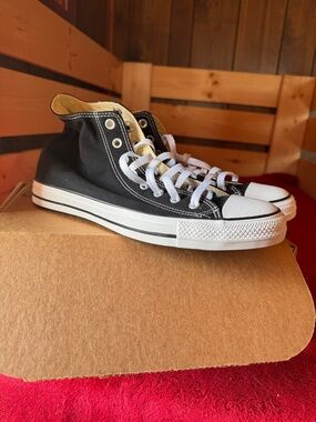Converse Black and White High-Top Sneakers